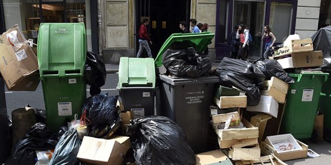 Jelang Euro, menteri Prancis minta tukang sampah setop mogok kerja