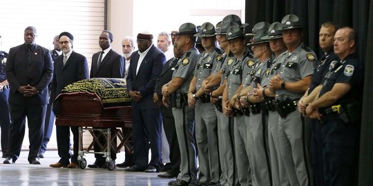 14 ribu pelayat iringi Muhammad Ali, 'Allahu Akbar' berkumandang