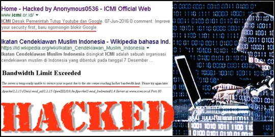 Bantah kena retas, ICMI sebut situsnya segera normal lagi
