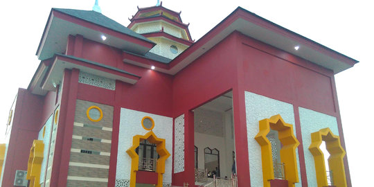 Foto-foto kemegahan Masjid Muhammad Cheng Hoo di Makassar