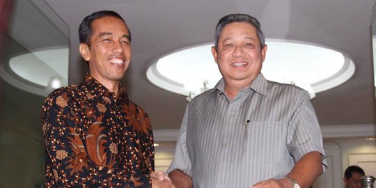 Jokowi-JK dan SBY bertemu di acara bukber Ical