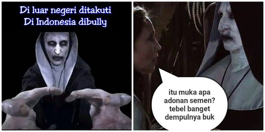 Meme kocak Valak, ketika hantu 'Conjuring' dibully netizen Indonesia