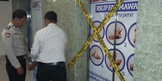 Korban lift anjlok di RS Fatmawati alami retak tulang betis