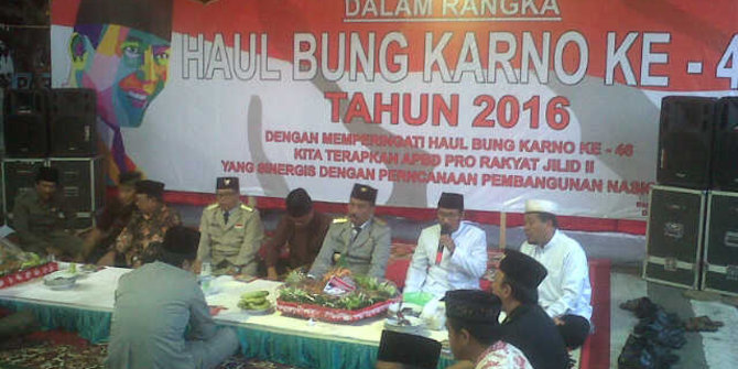 Blitar gelar kenduri 1.000 tumpeng peringati Haul Bung Karno