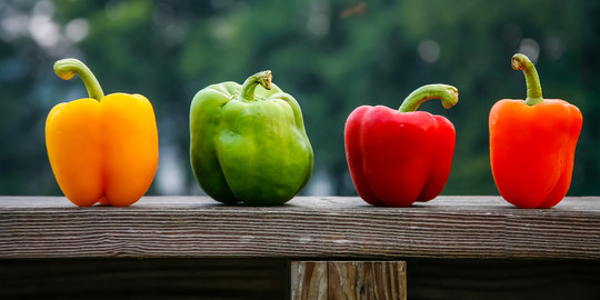 4 Manfaat hebat di balik warna-warni paprika