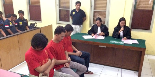 Edarkan sabu dan ekstasi, Tommy cs dituntut mati & seumur hidup