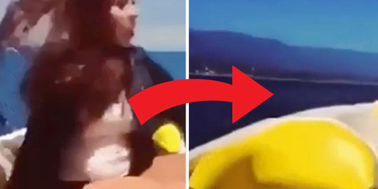 Video wanita hilang mendadak di speedboat picu debat netizen dunia