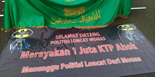 Tagih Habiburokhman terjun dari Monas, relawan Ahok bawa keranda