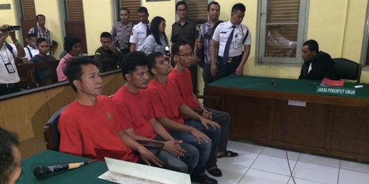 Empat penerima kiriman 270 kg sabu dijatuhi hukuman mati