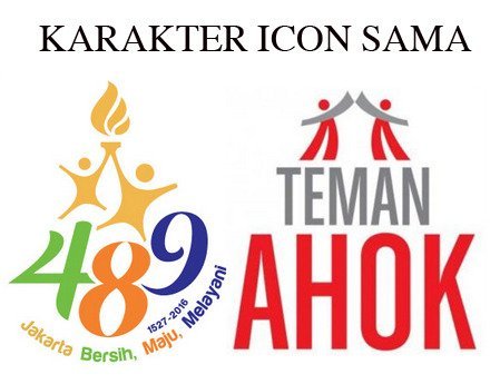 Logo HUT ke-489 DKI Jakarta dianggap mirip lambang Teman Ahok | merdeka.com