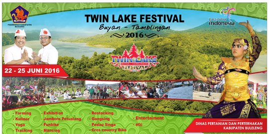 Twin Lake Festival 2016 siap sambut wisatawan