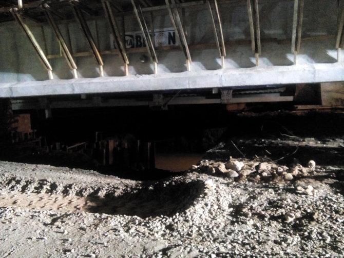 pengerjaan jembatan sipait