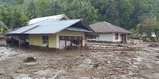 Seperti inilah kerusakan parah akibat banjir bandang di Sangihe