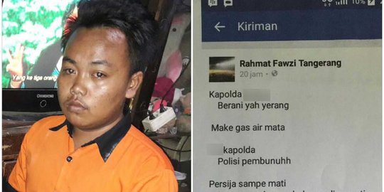 Ini ujaran kebencian Jakmania, enggak takut sama jenderal polisi