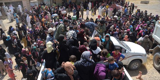 Irak - Ribuan warga Irak tinggalkan Al-Shirqat yang 