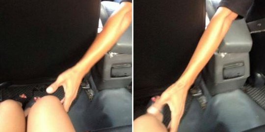 Sopir taksi ini raba paha penumpang mirip film porno Fake Taxi