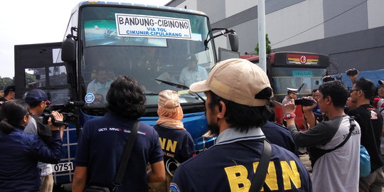 Puluhan bus angkutan Lebaran di Bogor jalani uji kelaikan