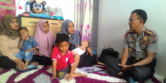 Merasa senasib, Kapolresta Banda Aceh motivasi anak penderita kanker