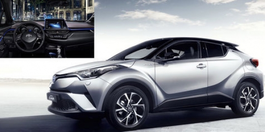 Terkuak, interior crossover Toyota C-HR keren abis 