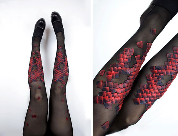 mermaid tights unik karya daniel struzyna