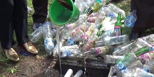 Ribuan liter miras berbagai jenis dimusnahkan di Solo