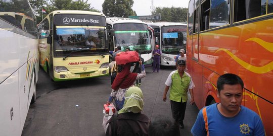 320 Bus siap angkut pemudik di Terminal Poris Plawad Tangerang