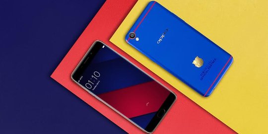 Oppo boyong 10 unit F1 Plus edisi FC Barcelona ke Indonesia