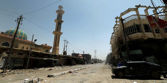Begini kondisi hancur Kota Falluja usai diduduki ISIS