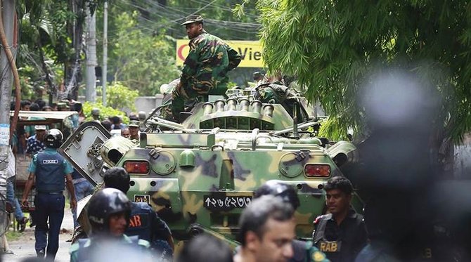 operasi pembebasan sandera isis di dhaka