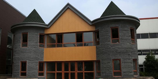 Ini rumah hasil mesin cetak 3D pertama di dunia