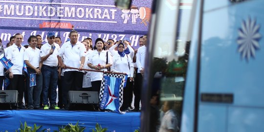 SBY lepas peserta mudik gratis di Senayan