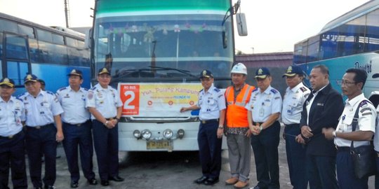 Program integrasi bus gratis Kemenhub banyak peminat