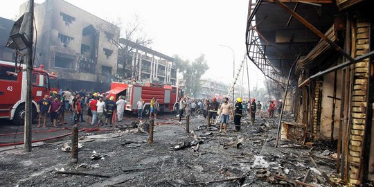 Bom ledakkan pasar Ramadan di Irak, 18 orang tewas