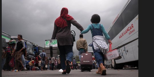 Arus mudik di Terminal Kampung Rambutan melonjak 38 persen