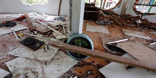 Dibangun dekat pagoda, masjid di Myanmar dibakar