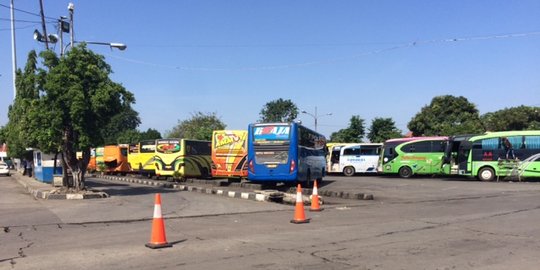 H-2 lebaran, Terminal Pulo Gadung sepi pemudik