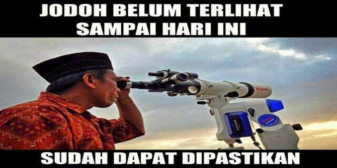 Meme-meme lucu jomblo di Hari Raya Idul Fitri  merdeka.com