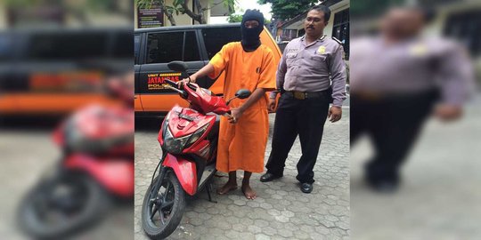Gadaikan motor curian untuk lebaran, Muji ditangkap polisi