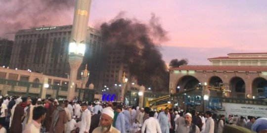 Video suasana kacau usai bom meledak dekat Masjid Nabawi