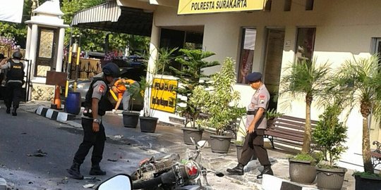 Kapolda: Pelaku bom bunuh diri di Mapolres Solo tewas, 1 polisi luka
