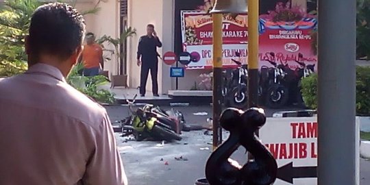 Bomber di Mapolresta Solo ucapkan syahadat sebelum ledakkan diri