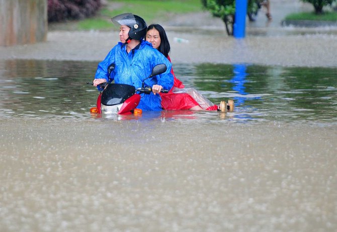 banjir di china