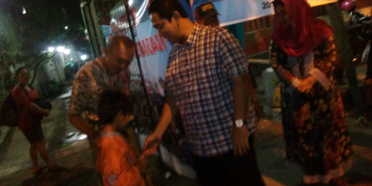 Malam takbiran, Wali Kota dan Wakil Wali Kota Semarang bagi angpau