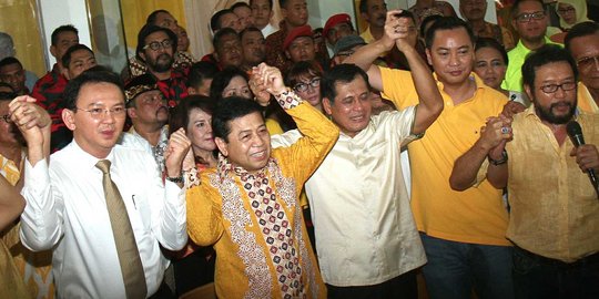 Setya Novanto: Golkar, NasDem & Hanura sekuat tenaga menangkan Ahok