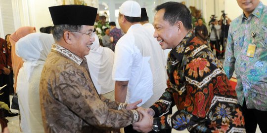 Idul Fitri, JK buka pintu Istana untuk pejabat hingga masyarakat