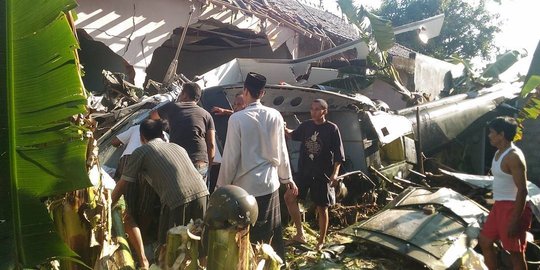 Helikopter jatuh di Sleman saat pengamanan kunjungan Jokowi