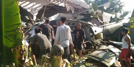 Sebelum timpa rumah di Sleman, warga lihat Helikopter terbang rendah