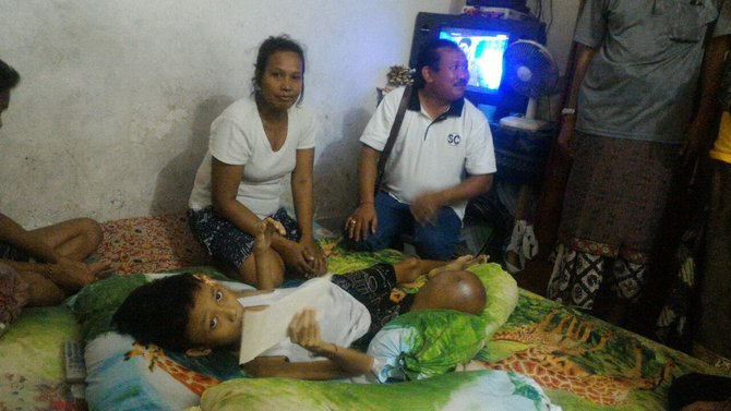 Wagub Sulbar Kunjungi Remaja Kalukku Berjuang Lawan Tumor