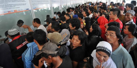 Pemudik gunakan kereta api naik 5 persen di Tahun 2016