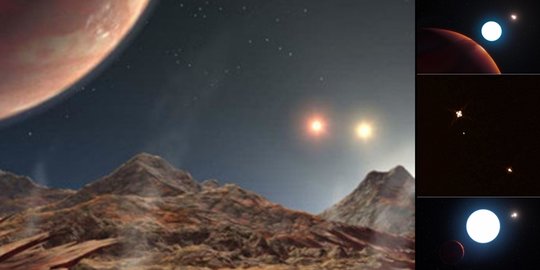 Cerita planet dengan tiga matahari yang pecahkan 'kemustahilan'